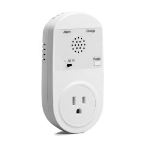 Power Failure Outage Alarm for Freezer, with LED Indicator Lights and 80-120dB Adjustable Alarm, Perfect for Monitoring Refrigerators, Freezers, and Sewage