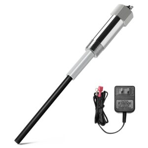 Powered Anode Rod, Water Heater Anode Rod Made of Titanium (40-89 Gallon Tank), Anti-Rust and Corrosion, Reduce Limescale