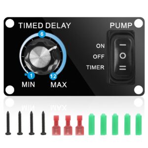 Livewell Timer Switch, Aerator Timer with Intelligent Timing Control, Waterproof and Corrosion-Resistance
