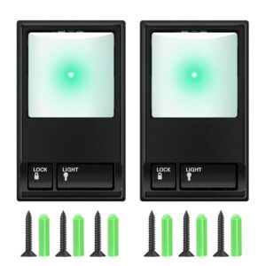 2 pcs Garage Door Opener Control Panel, Multi-Function Wall Keypad Button Replacement for 78LM, Wired
